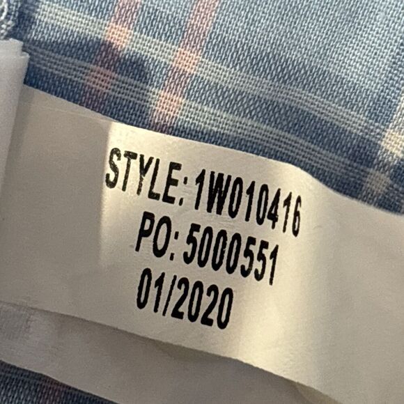 Vineyard Vines Classic Fit Murray Shirt Men's Large Linen Blend Blue Pink Plaid - Picture 16 of 16